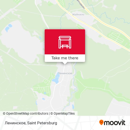 Ленинское map