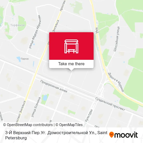 3-Й Верхний Пер.Уг. Домостроительной Ул. map