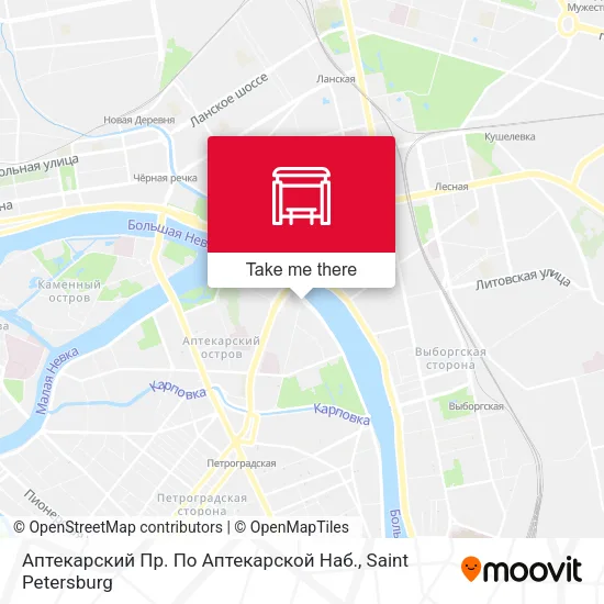 Аптекарский Пр. По Аптекарской Наб. map