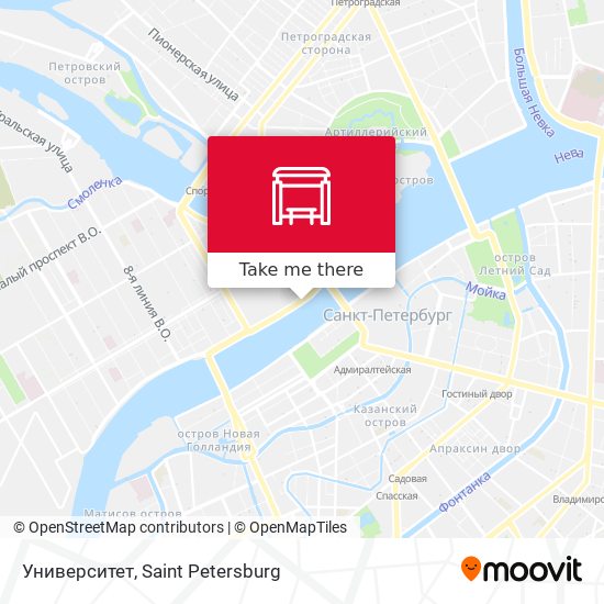 Университет map