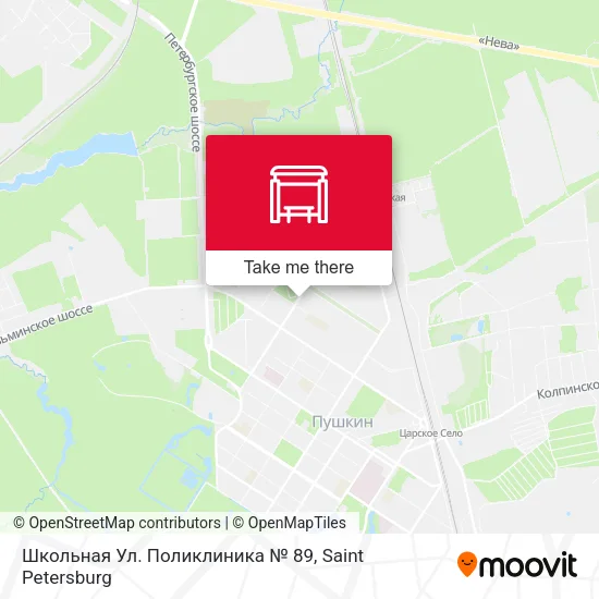 Школьная Ул. Поликлиника № 89 map