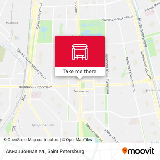 Авиационная Ул. map