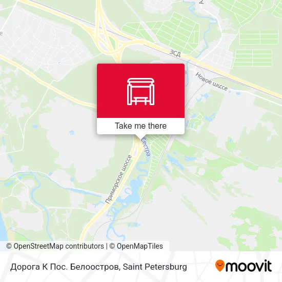 Дорога К Пос. Белоостров map