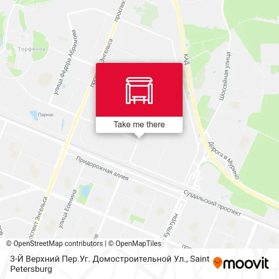 3-Й Верхний Пер.Уг. Домостроительной Ул. map