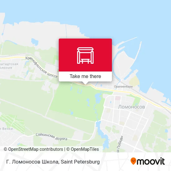 Г. Ломоносов Школа map