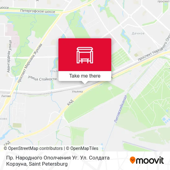 Пр. Народного Ополчения Уг. Ул. Солдата Корзуна map