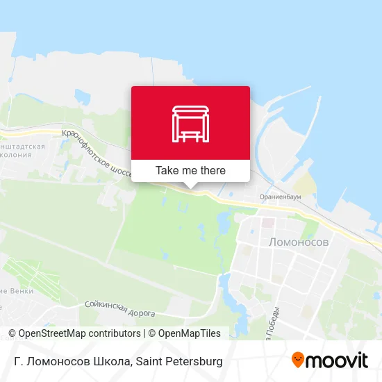 Г. Ломоносов Школа map