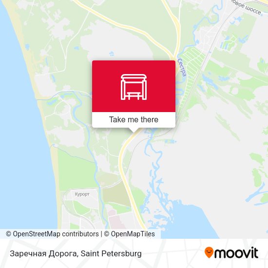 Заречная Дорога map