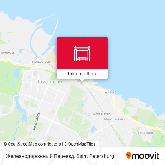 Железнодорожный Переезд map