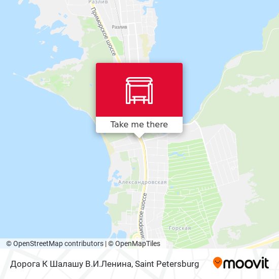 Дорога К Шалашу В.И.Ленина map