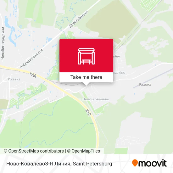 Ново-Ковалёво3-Я Линия map