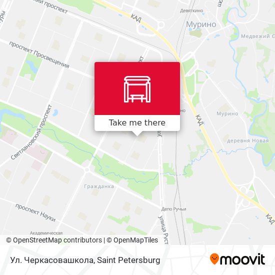 Ул. Черкасовашкола map