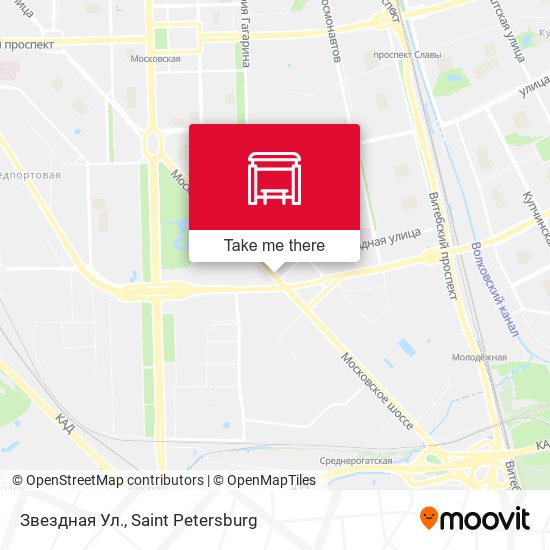 Звездная Ул. map