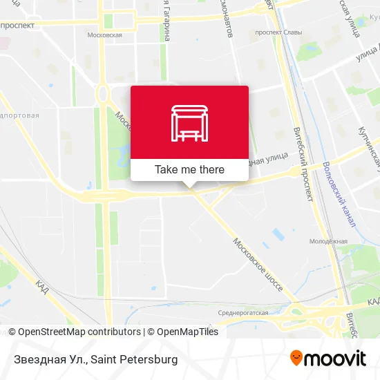Звездная Ул. map
