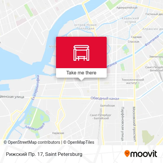 Рижский Пр. 17 map