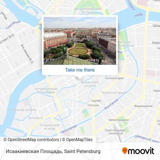 Исаакиевская Площадь map