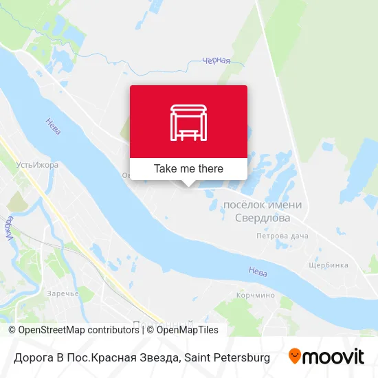 Дорога В Пос.Красная Звезда map