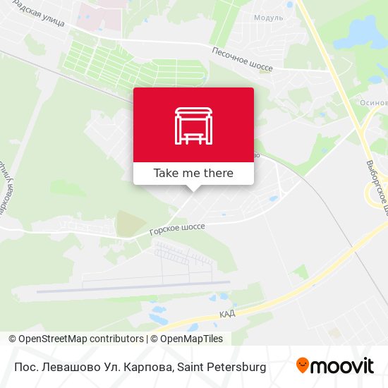 Пос. Левашово Ул. Карпова map