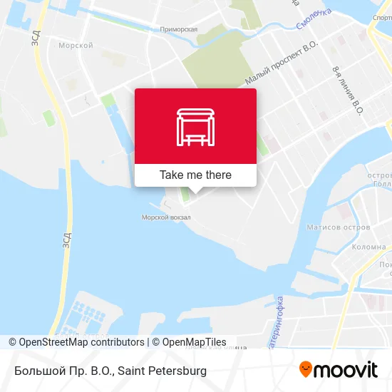 Большой Пр. В.О. map