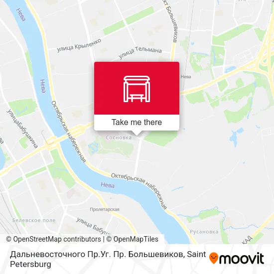 Дальневосточного Пр.Уг. Пр. Большевиков map