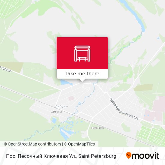 Пос. Песочный Ключевая Ул. map