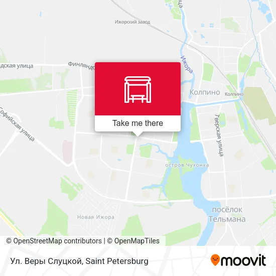 Ул. Веры Слуцкой map