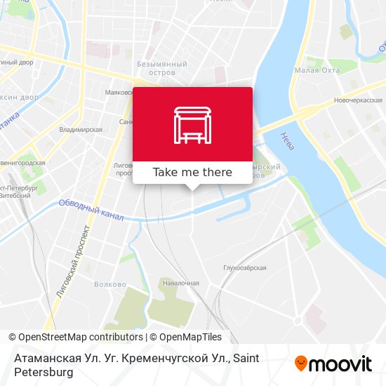 Атаманская Ул. Уг. Кременчугской Ул. map