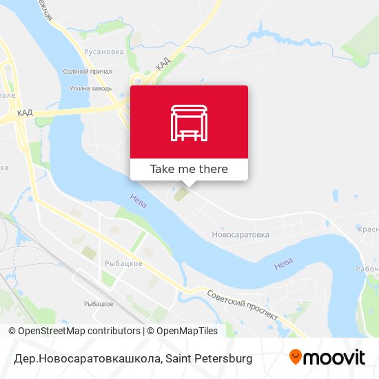 Дер.Новосаратовкашкола map