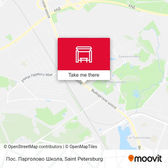 Пос. Парголово Школа map