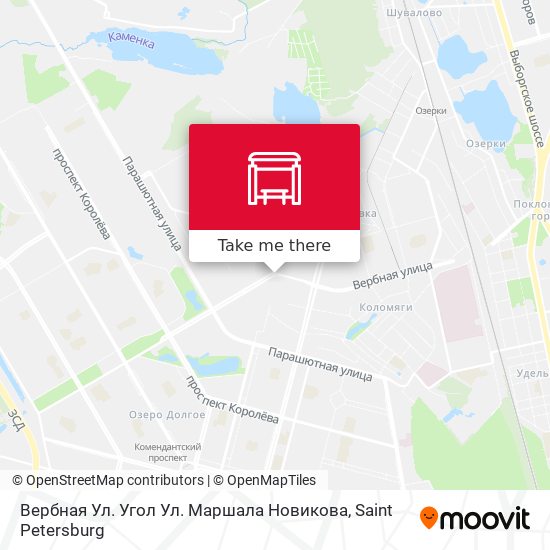 Вербная Ул. Угол Ул. Маршала Новикова map
