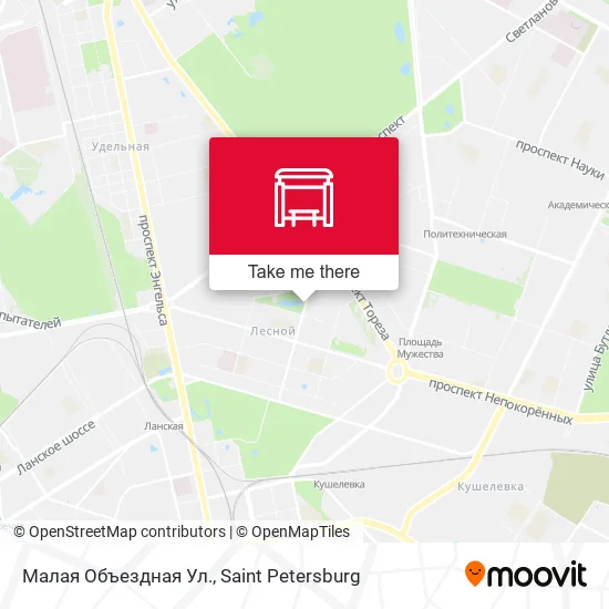 Малая Объездная Ул. map