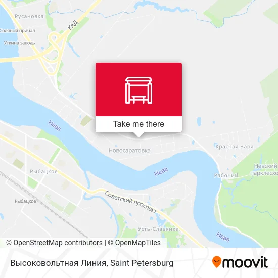 Высоковольтная Линия map