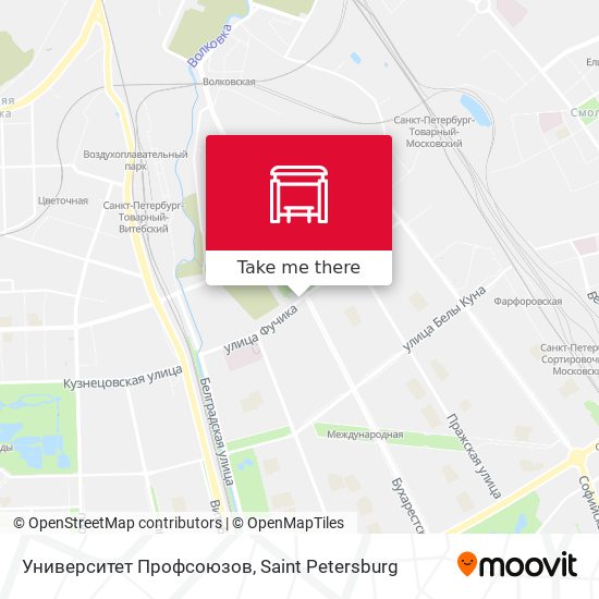 Университет Профсоюзов map