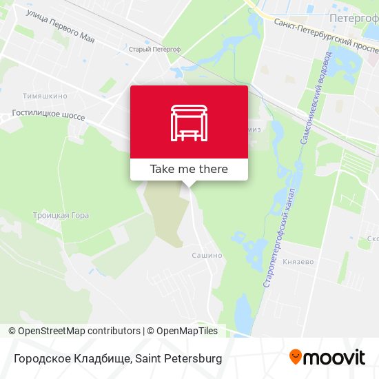 Городское Кладбище map