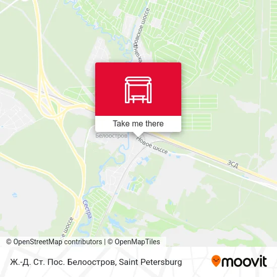 Ж.-Д. Ст. Пос. Белоостров map