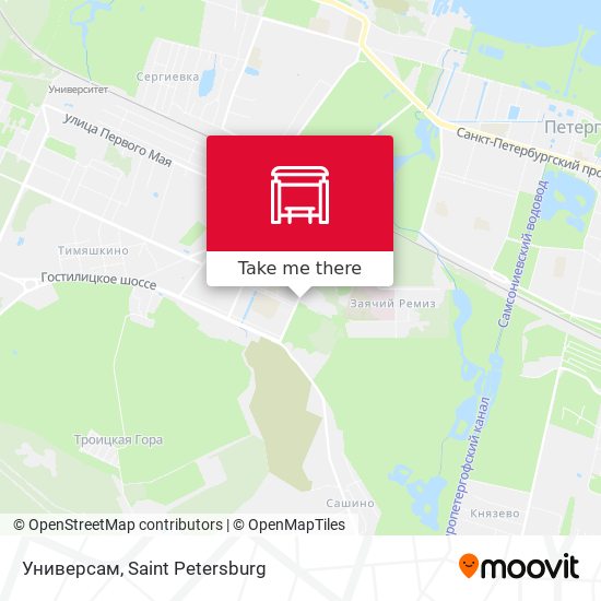 Универсам map