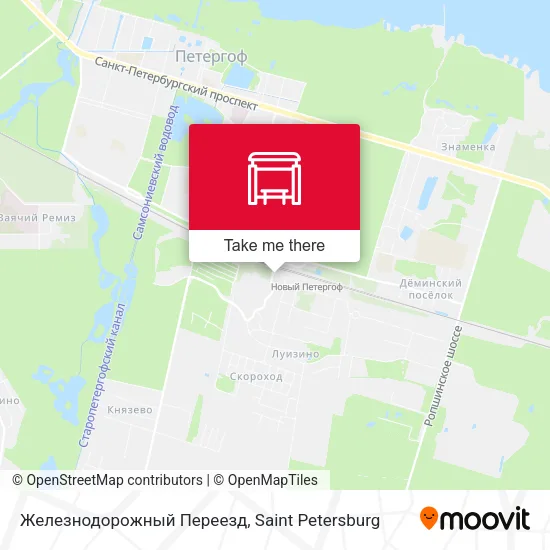 Железнодорожный Переезд map