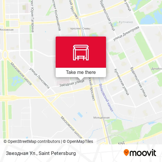 Звездная Ул. map