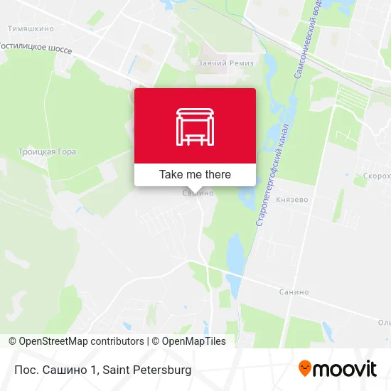 Пос. Сашино 1 map