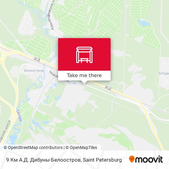 9 Км А.Д. Дибуны-Белоостров map