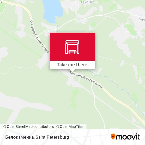 Белокаменка map