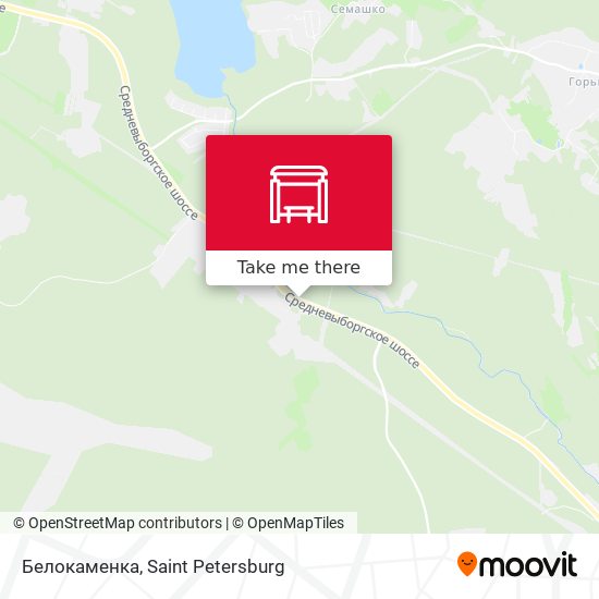 Белокаменка map