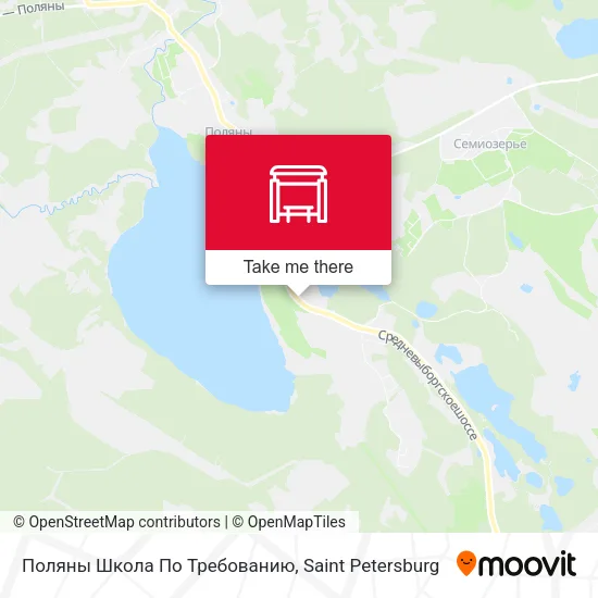 Поляны Школа По Требованию map