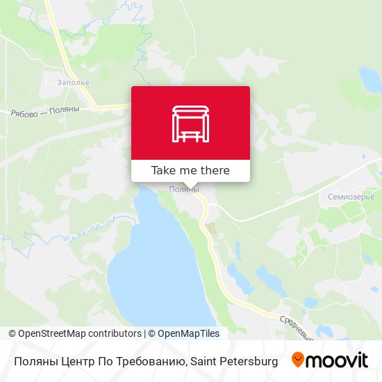 Поляны Центр По Требованию map