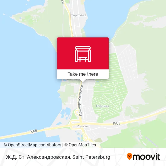 Ж.Д. Ст. Александровская map