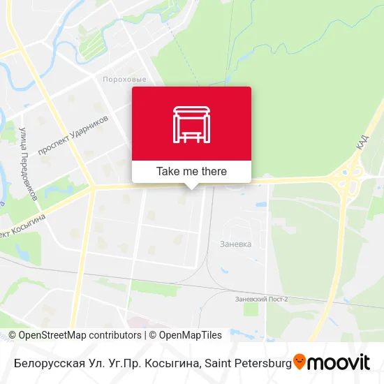 Белорусская Ул. Уг.Пр. Косыгина map