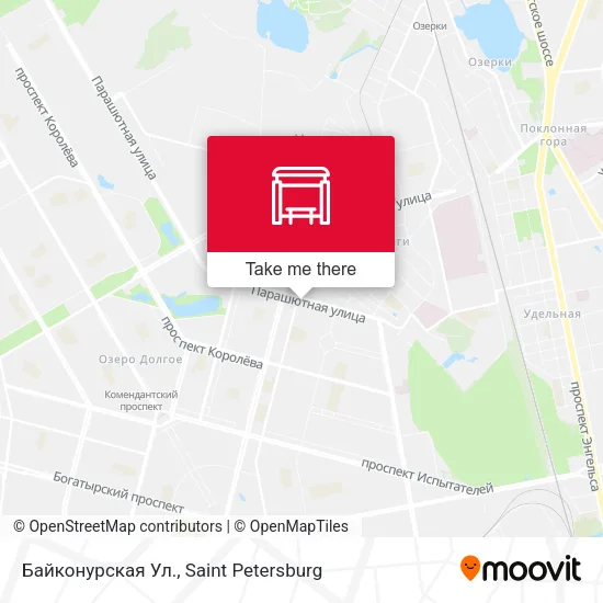 Байконурская Ул. map