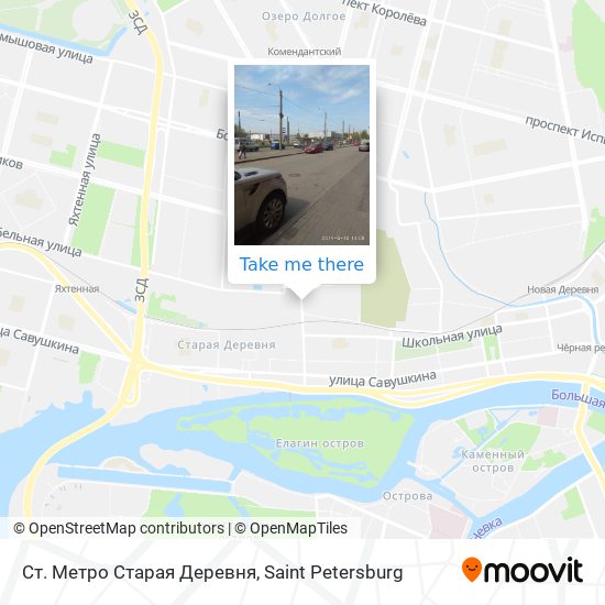 Ст. Метро Старая Деревня map