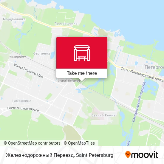 Железнодорожный Переезд map