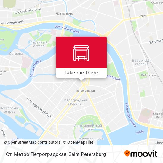 Ст. Метро Петроградская map